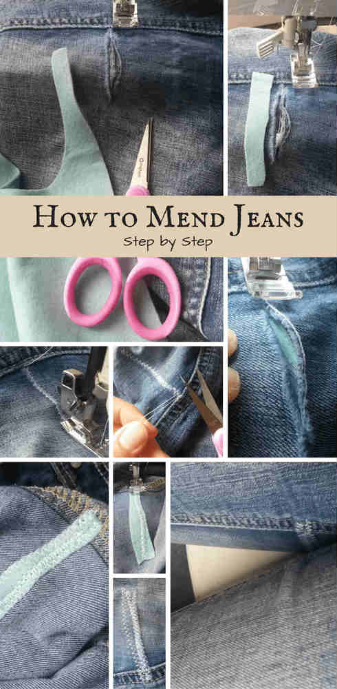 How to Mend Jeans in 5 Easy Steps – iSeeiDoiMake